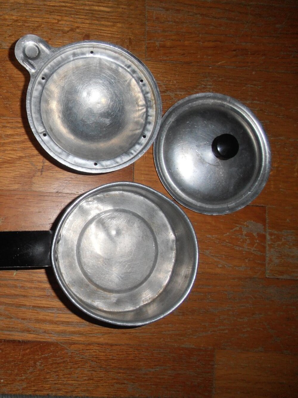 Vintage Single Egg 3-Piece Egg Poacher